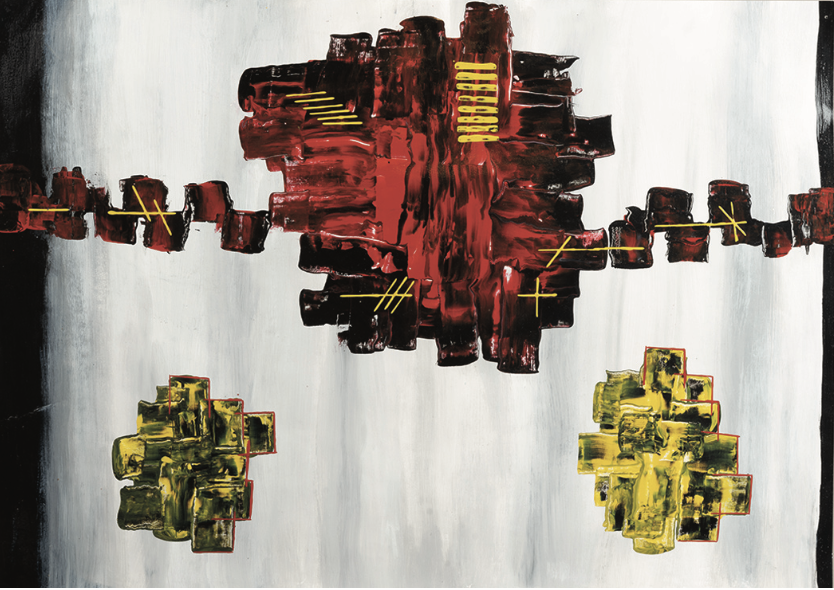 Future, acrilico su cartoncino, cm 70×100