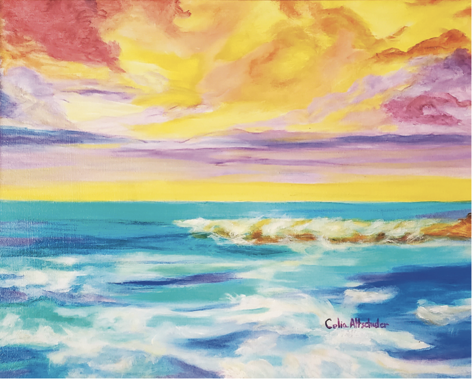 A sea of passion, acrylic on canvas, cm 40×50