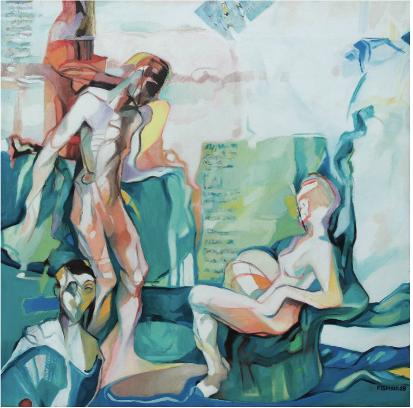 Untitled, oil on canvas, cm 80×80
