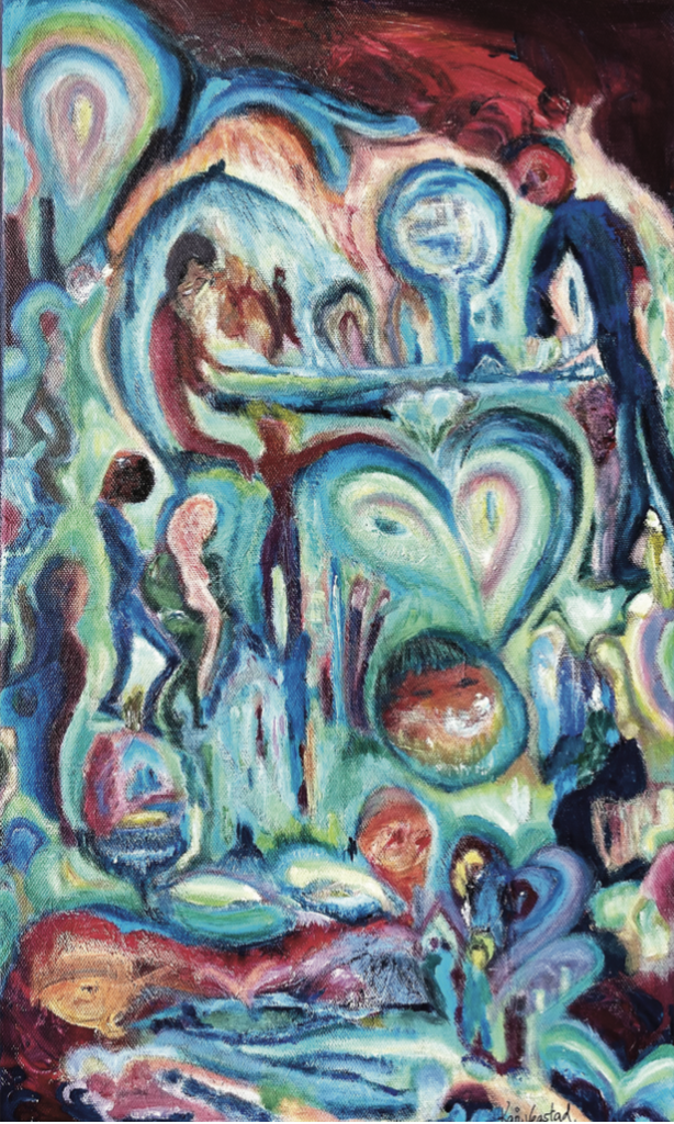Run away, acrylic on canvas, cm 50×30
