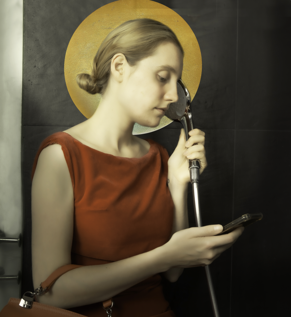 Pénélope, photography and digital collage